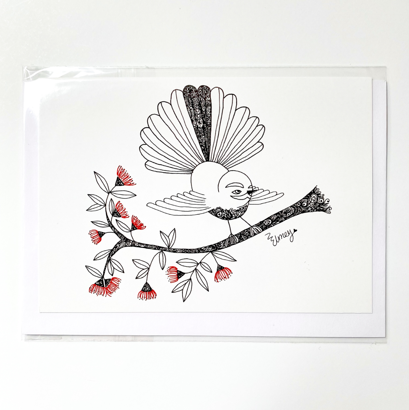 Fantail - Greeting Card