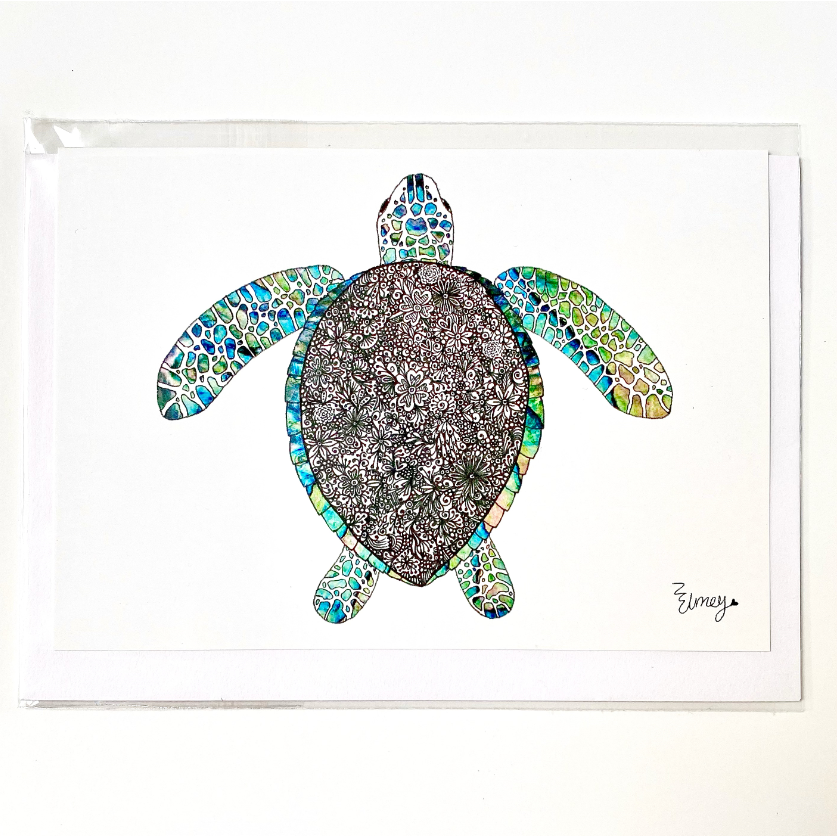 Turtle (Charity Card) - Greeting Card