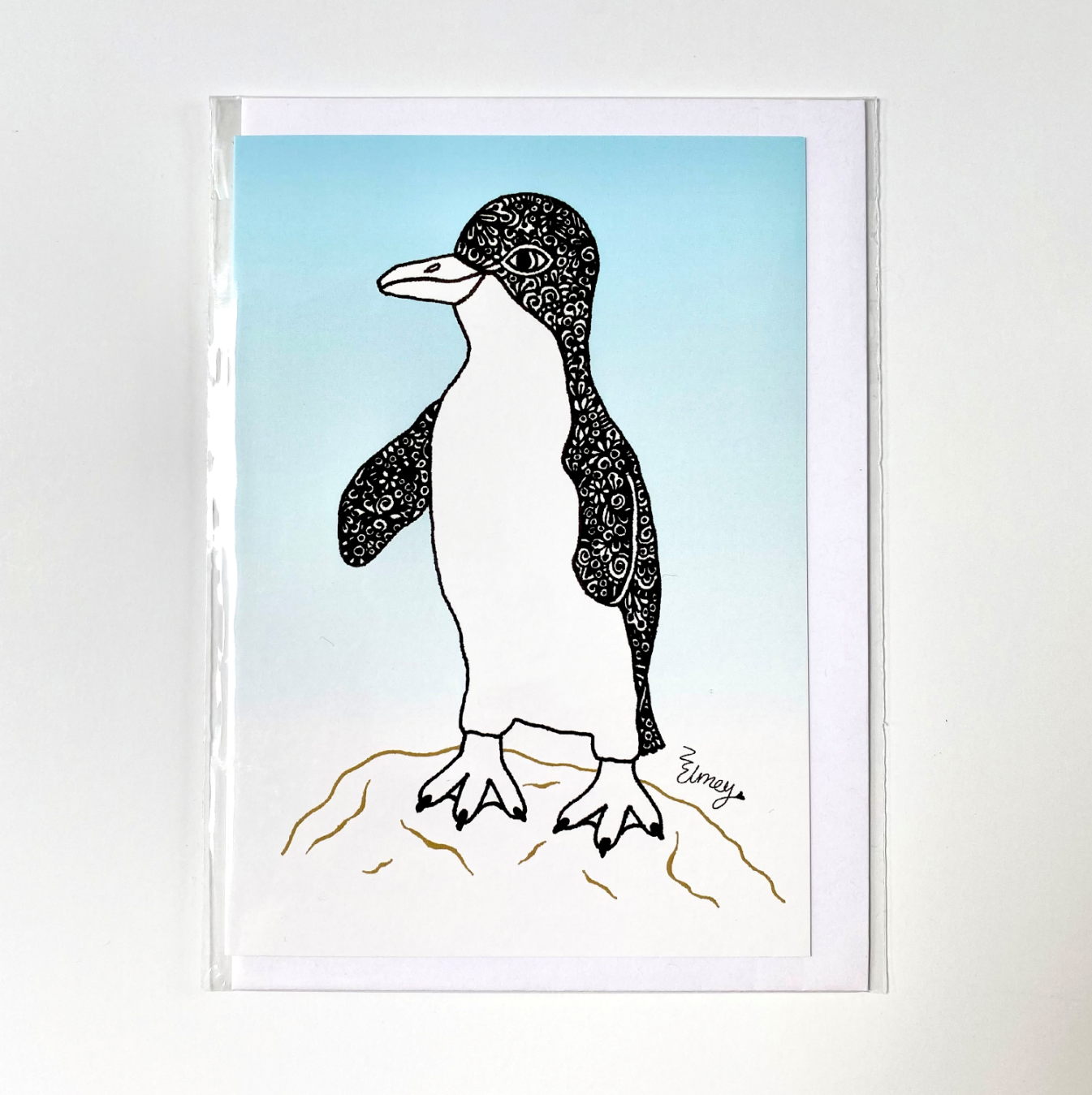 Little Blue Penguin - Greeting Card