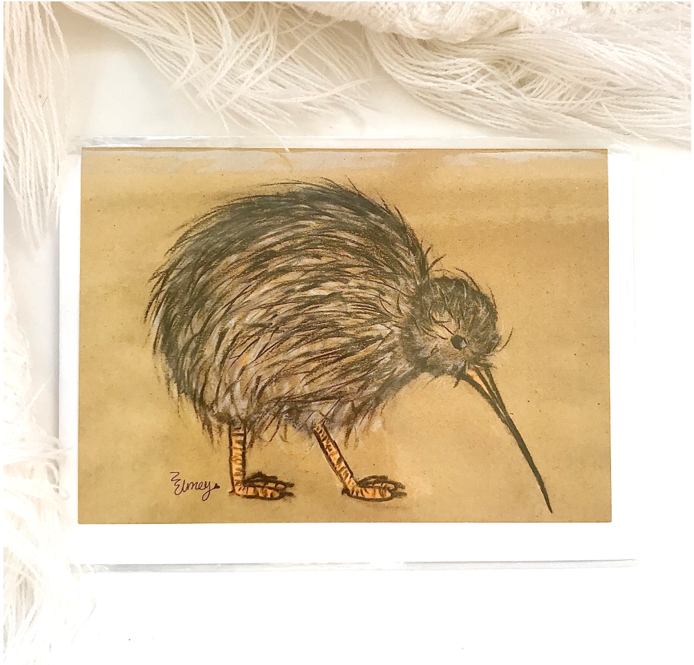 Nocturnal Kiwi - Greeting Card